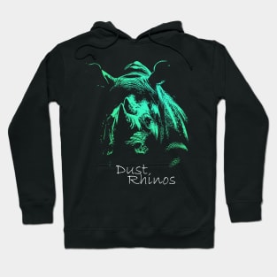 Dust Rhinos Emerald Rhino Hoodie